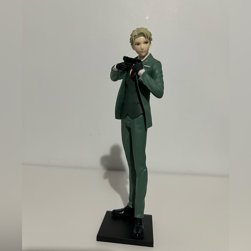 Authentic Spy x family Loid Forger standing figure with Black Base